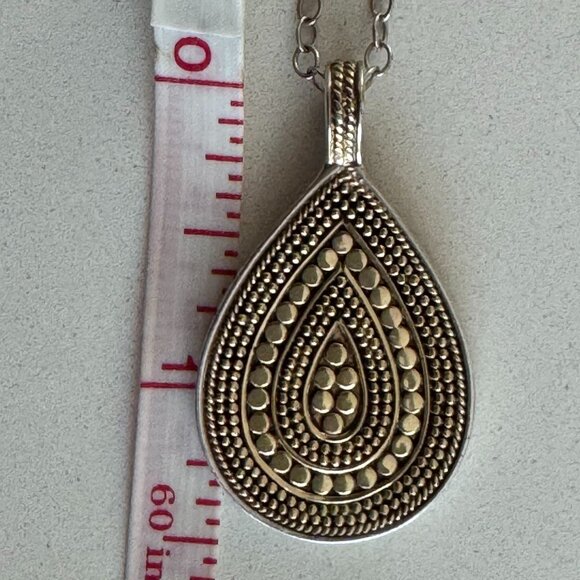 Anna Beck Classic Reversible Teardrop Necklace - Picture 3 of 6